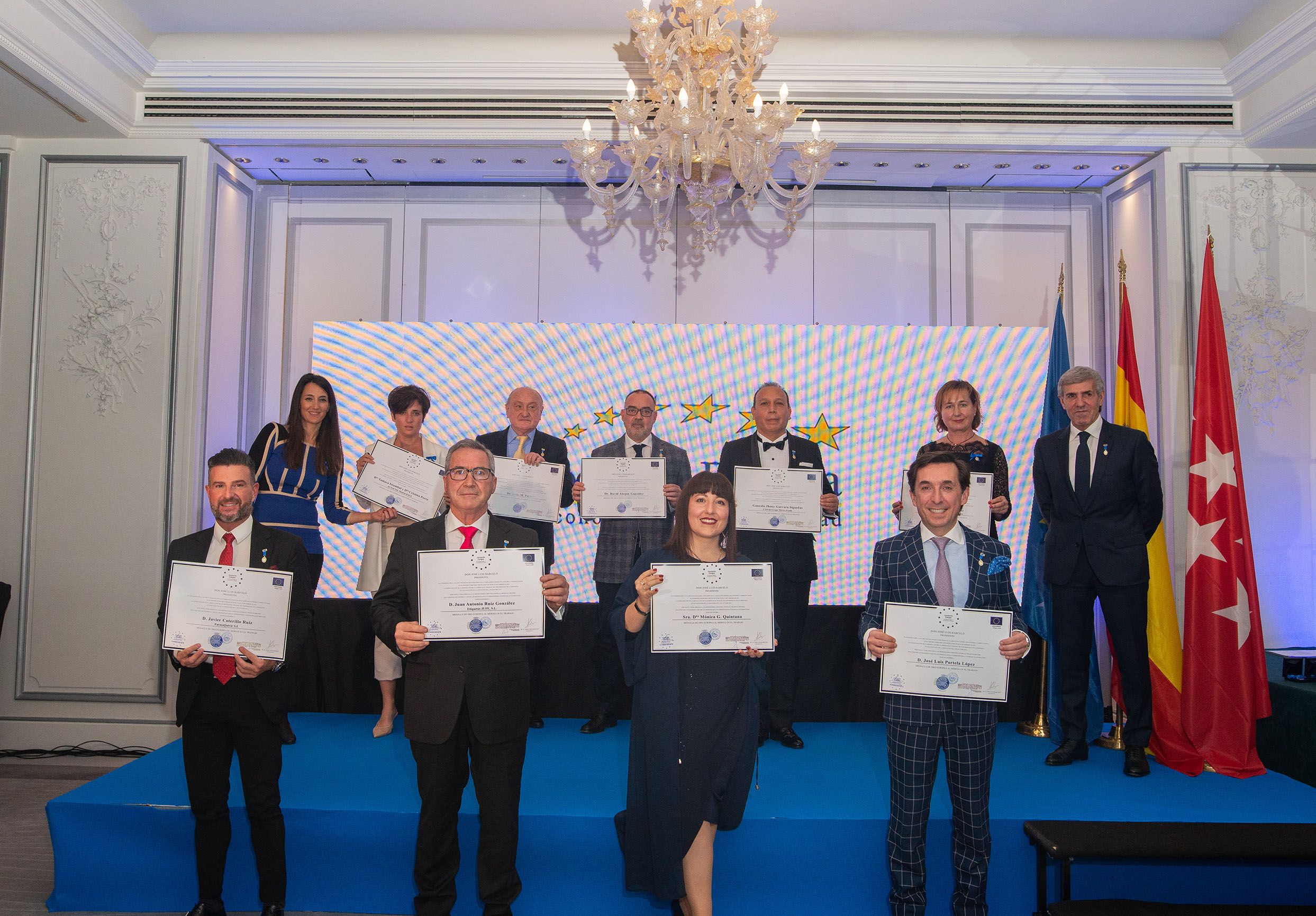 La Asociación Europea de Economía y Competitividad otorga la Medalla de Oro Europea al Mérito en el Trabajo