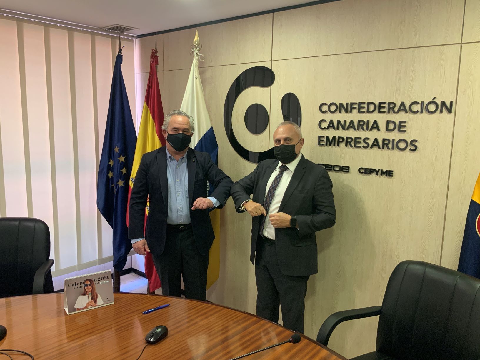 La Confederación Canaria de Empresarios se adhiere a la iniciativa #MovilizaciónPorElEmpleo del Grupo Adecco