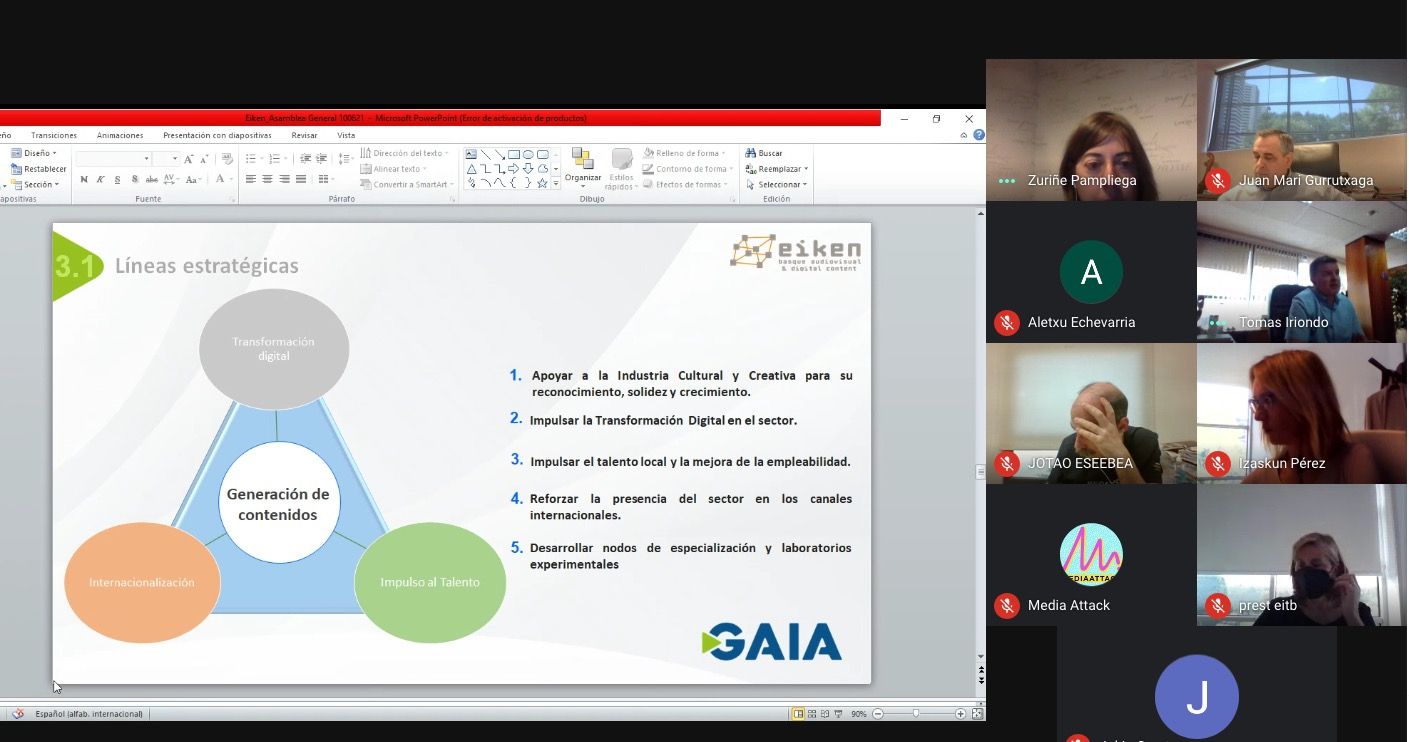 EIKEN celebra su Asamblea General poniendo en valor el papel de las Industrias Culturales y Creativas