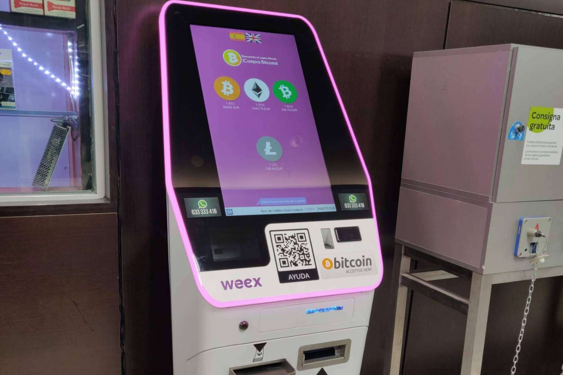 Invertir con el operador de cajeros bitcoin, Weex