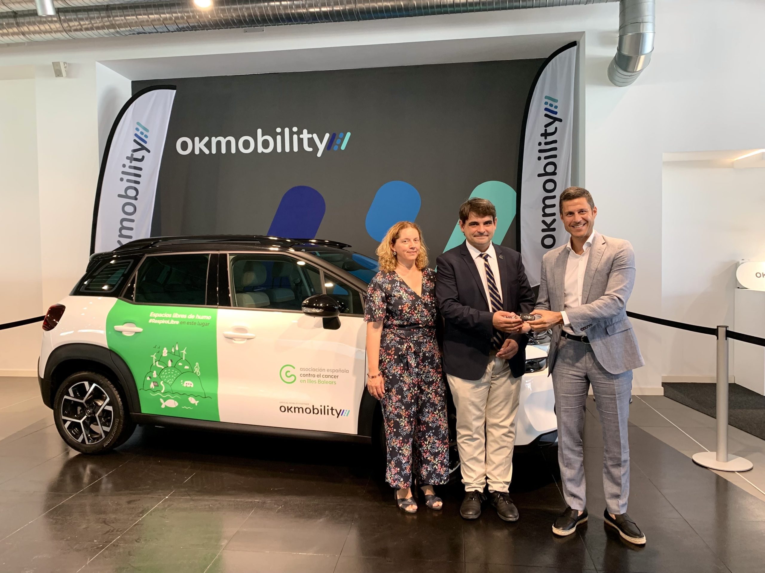 OK Mobility se convierte en la primera empresa de Baleares "Activa contra el Cáncer"