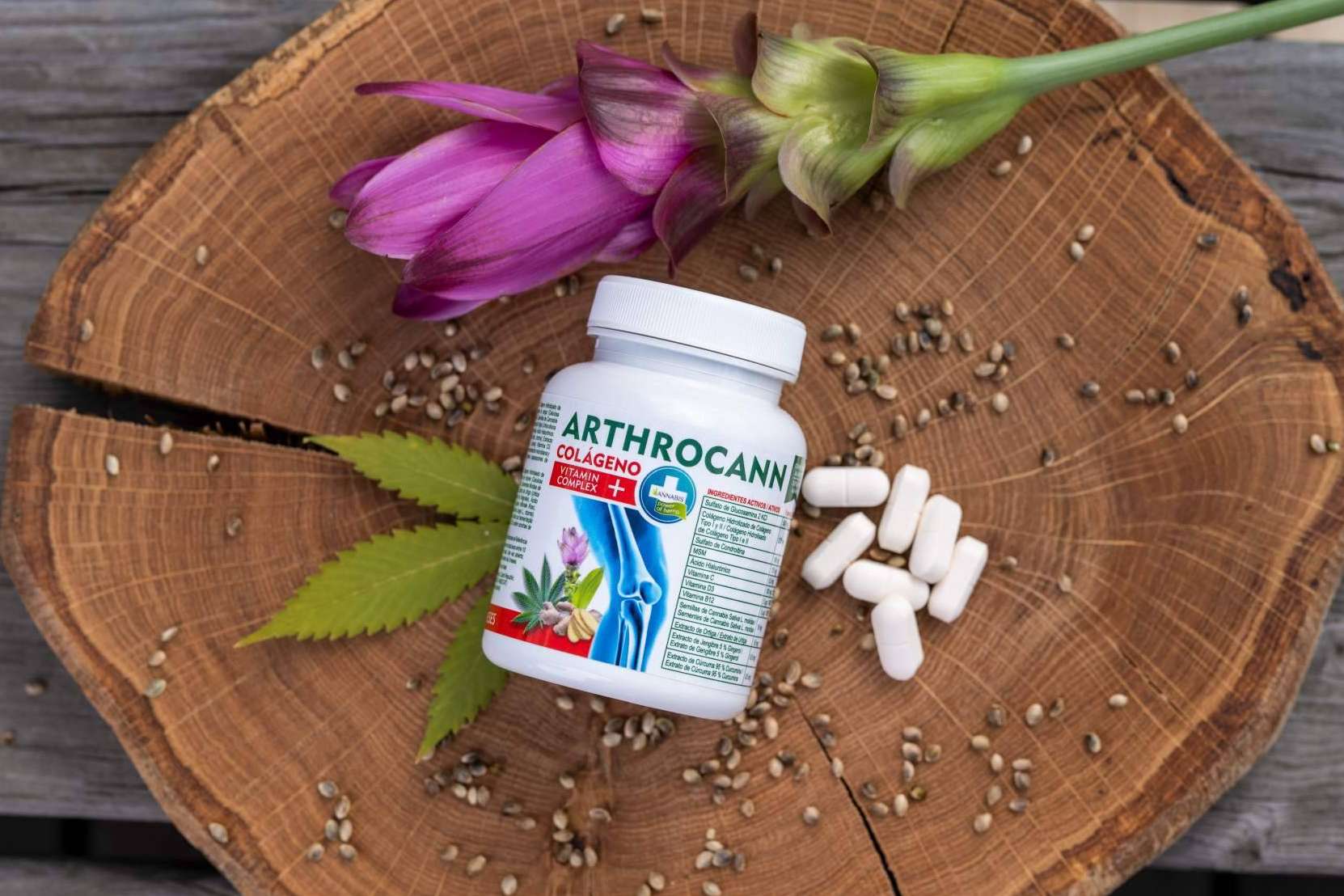 El nuevo complemento alimenticio de Annabis, ARTHROCANN Colágeno Vitamin Complex