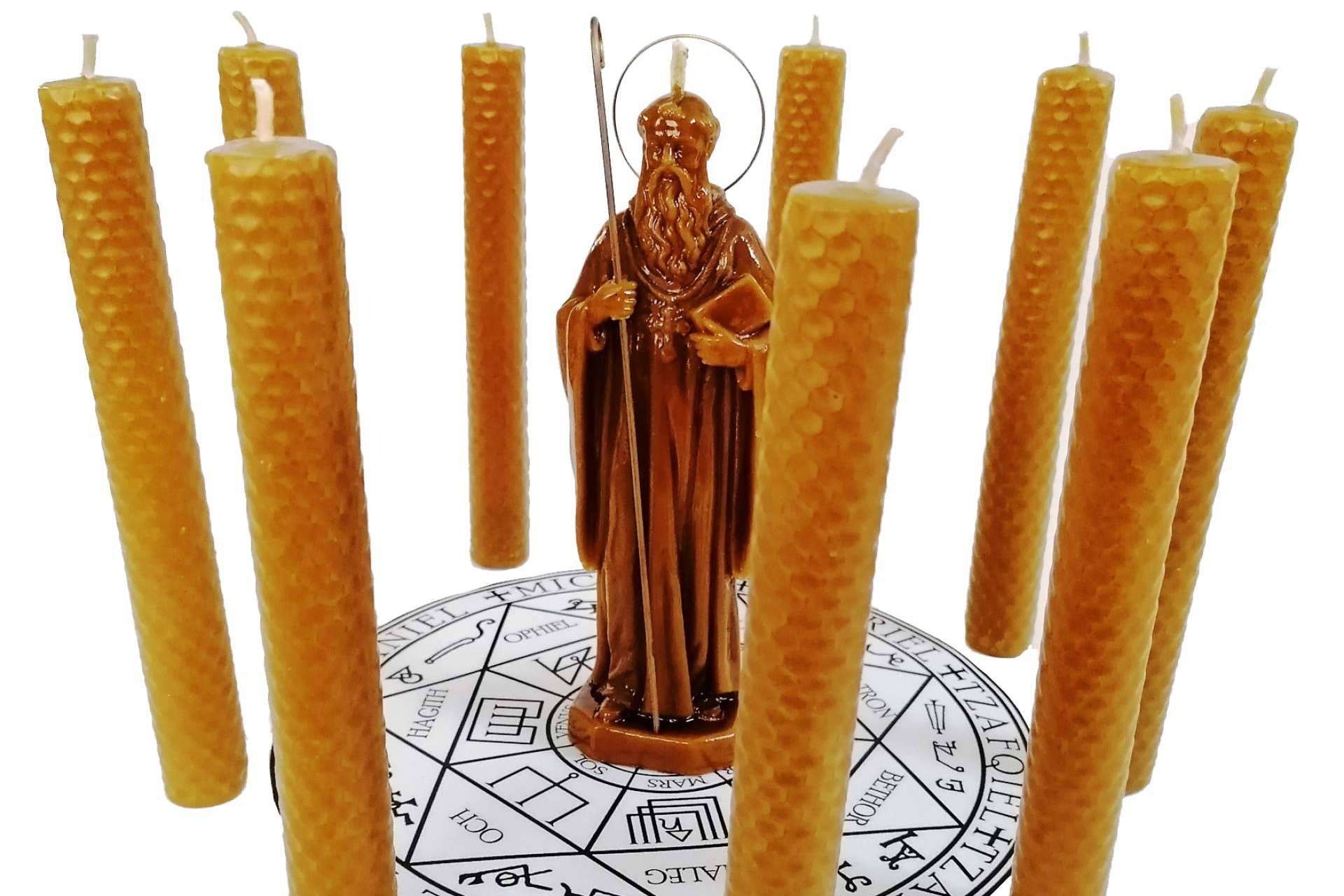 Las velas de sal de Candle Art para los rituales de limpieza