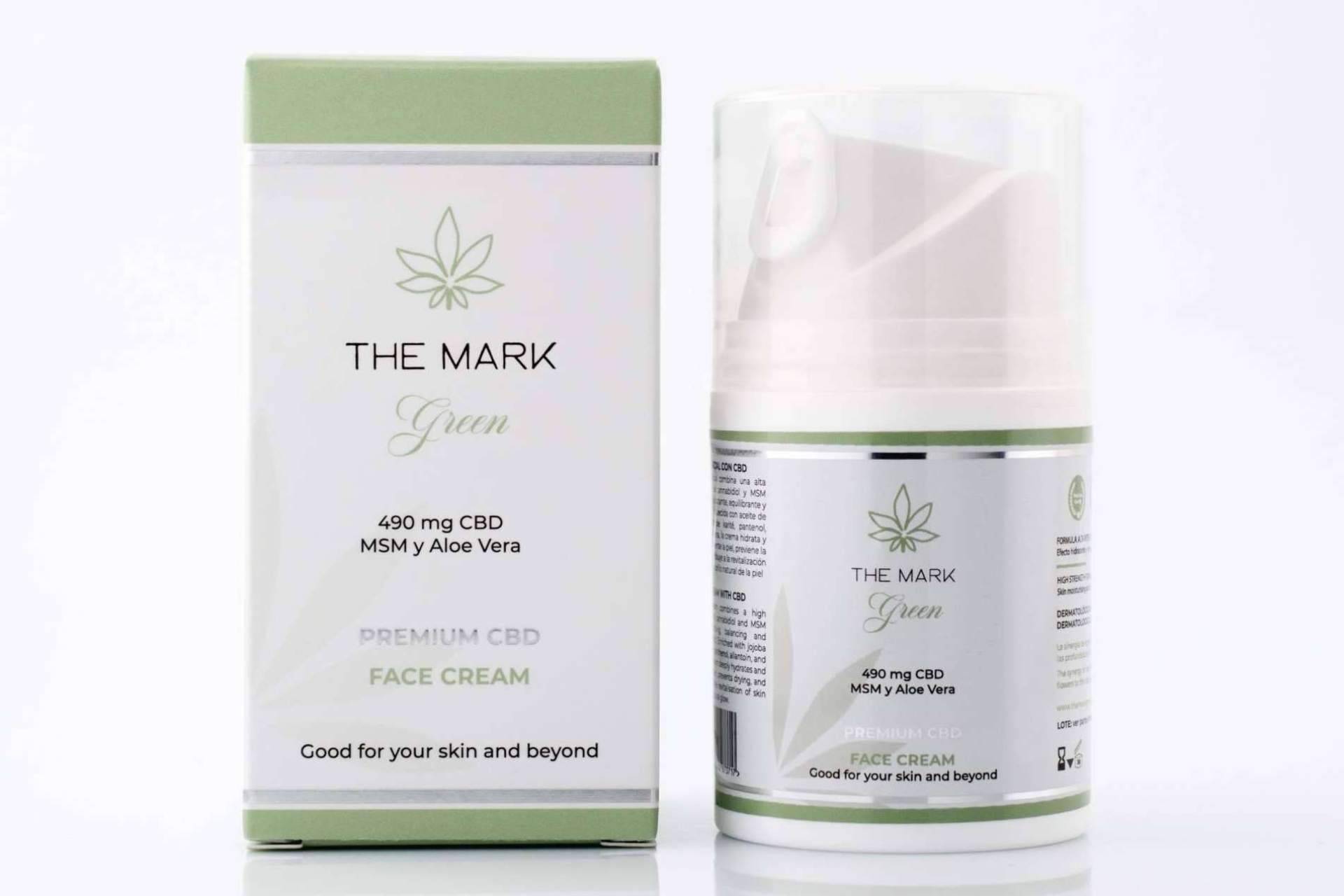 La crema facial hidratante de alta calidad de The Mark Green