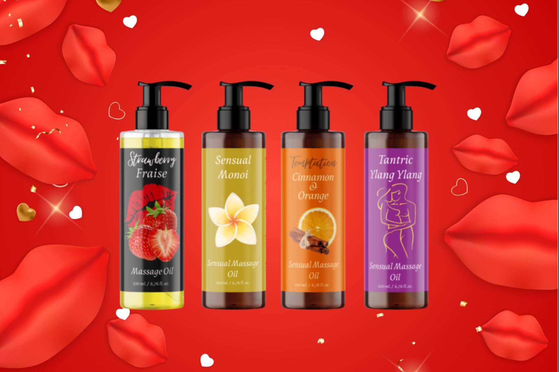 Regalar aceites de masaje sensuales para San Valentín
