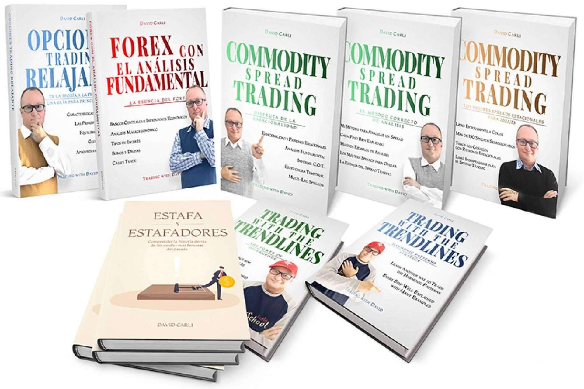 Libros de trading para todos los niveles, disponibles en Trading with David