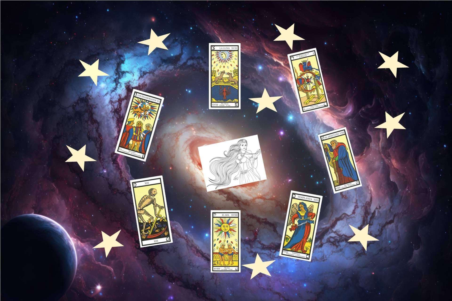 Dama Mágica ayuda a resolver situaciones complejas con el tarot universo