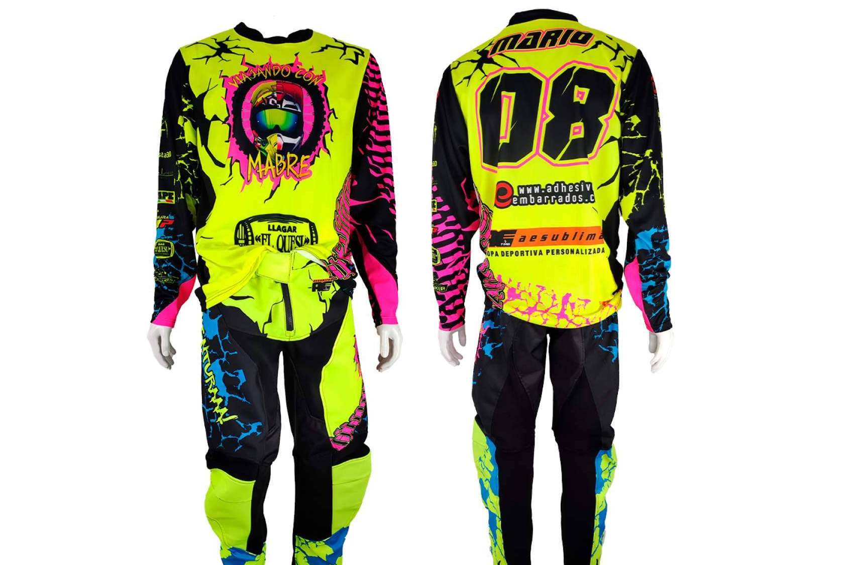 Estilo, técnica y personalización, así es la propuesta de camiseta motocross de ADHESIVOSEMBARRADOS