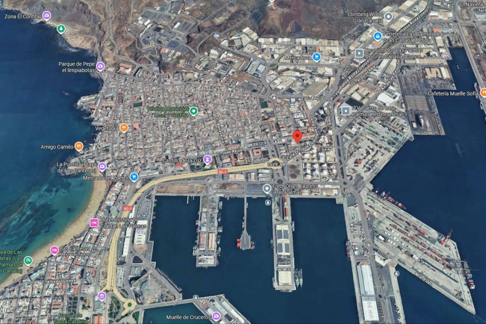 Oportunidad de inversión en Las Palmas de Gran Canaria; subasta de suelo urbano en Distrito Puerto por más de 7 millones de euros