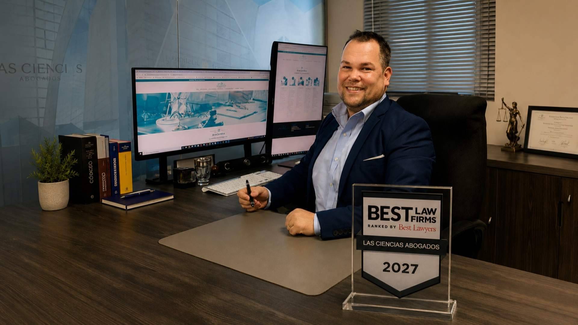 Las Ciencias Abogados, reconocida como Best Law Firm Spain 2027 en el ranking internacional Best Lawyers